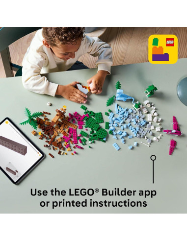 LEGO Clásico Creativo Dinosaurios 11041 - Juguete Educativo 450 Piezas