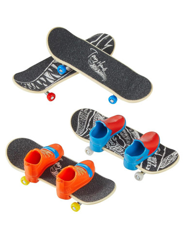 Fingerboard Hot Wheels Skate Tony Hawk 4 Tableros y Zapatillas