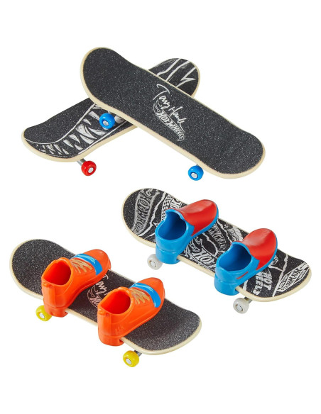 Fingerboard Hot Wheels Skate Tony Hawk 4 Tableros y Zapatillas