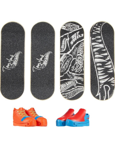 Fingerboard Hot Wheels Skate Tony Hawk 4 Tableros y Zapatillas