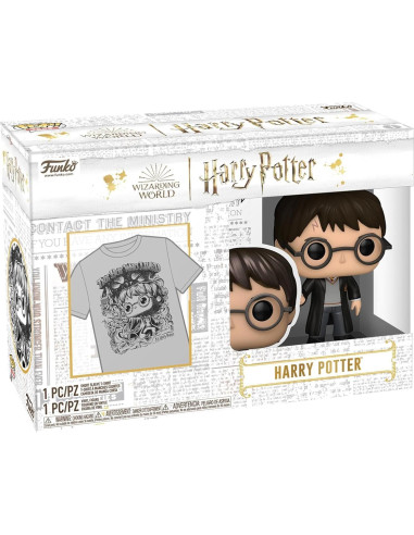 Camiseta y Figura Funko Pop! Harry Potter - Pequeño - Unisex