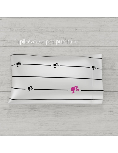 Funda de Almohada Estándar Franco Barbie Satén 50x76 cm Funda de Almohada Estándar Franco Barbie Satén 50x76 cm
