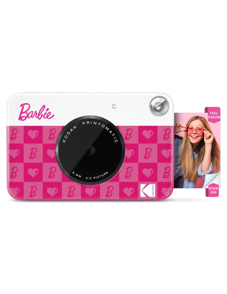 Cámara Digital Instantánea Kodak Barbie 5MP Rosa 2x3 Cámara Digital Instantánea Kodak Barbie 5MP Rosa 2x3