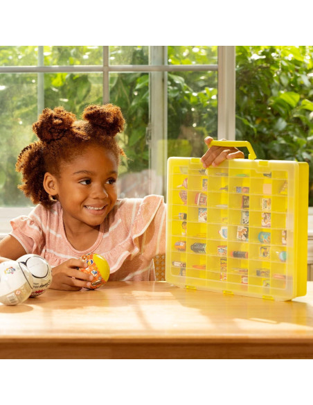 Caja de Almacenamiento MYMOON para Juguetes Miniaturas Amarillo Caja de Almacenamiento MYMOON para Juguetes Miniaturas Amarillo