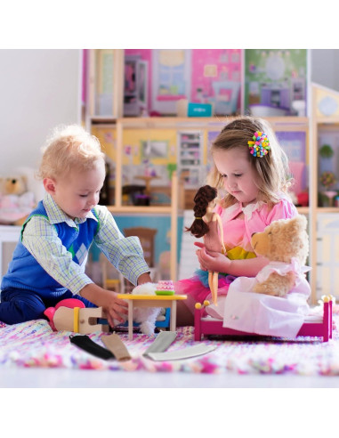 Conjunto Ropa de Muñeca Bencailor 6 Piezas 30 cm Colorido