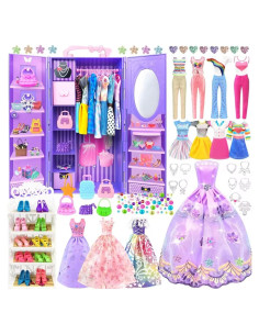 Paquete de Ropa y Accesorios para Muñecas VLUSSO 30 cm