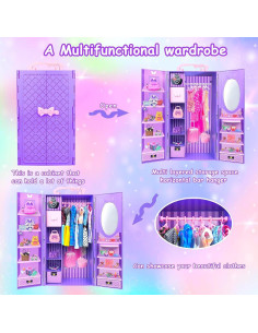 Paquete de Ropa y Accesorios para Muñecas VLUSSO 30 cm 2