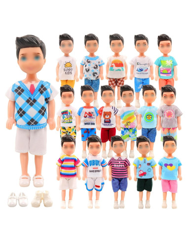 Ropa para Muñeco de 15 cm Miunana - 10 Conjuntos Casual