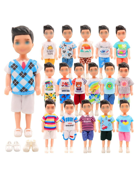 Ropa para Muñeco de 15 cm Miunana - 10 Conjuntos Casual