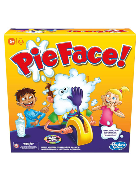 Juego de mesa Pie Face Hasbro | Diversión familiar 5+ Juego de mesa Pie Face Hasbro | Diversión familiar 5+
