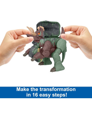 Figura de Acción Mattel Jurassic World 2-en-1 Dinosaurio