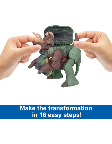 Figura de Acción Mattel Jurassic World 2-en-1 Dinosaurio