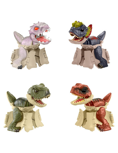 Mattel Jurassic World Hidden Hatchers 4 Figuras Transformables Mattel Jurassic World Hidden Hatchers 4 Figuras Transformables