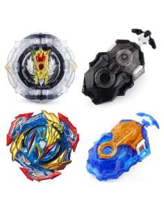 Conjunto de Juguetes Gyro Bey Burst Metal Fusion 2 Trompos