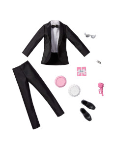 Atuendo Nupcial Ken Mattel con Esmoquin y Accesorios