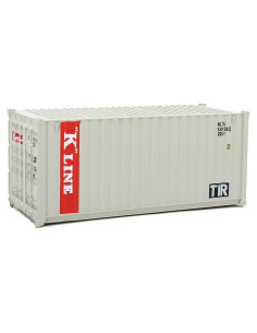 Contenedor Corrugado 20 pies K-Line HO Gris Rojo Blanco
