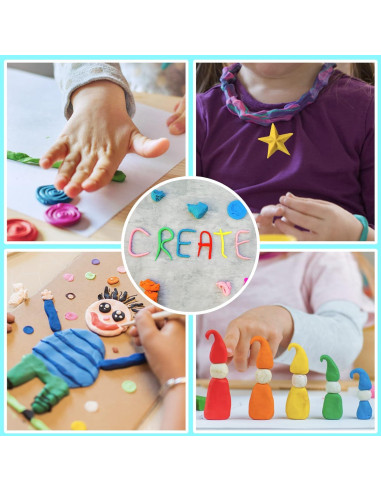 Arcilla Air Dry Essenson 150 Colores para Niños DIY