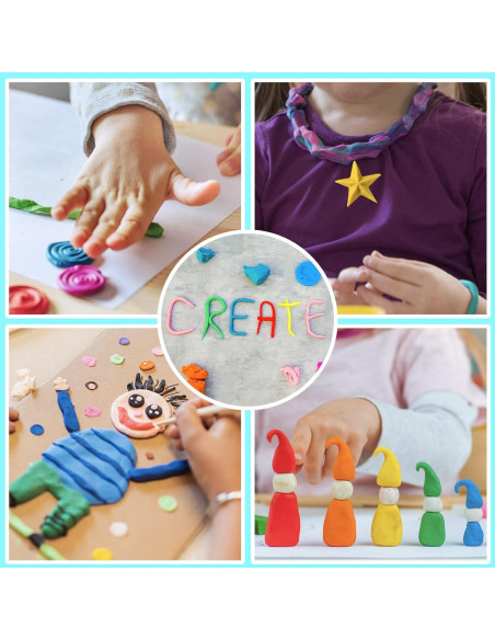 Arcilla Air Dry Essenson 150 Colores para Niños DIY