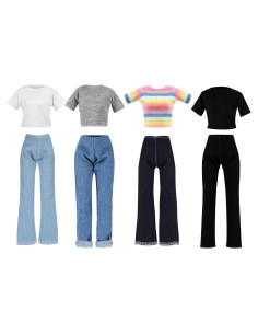 Bencailor 8 Piezas Ropa de Muñeca 28.58 cm Verano