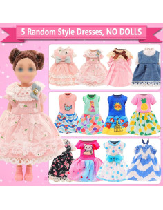 20 Piezas Ropa y Accesorios para Muñecas 13-15 cm Enoch 2