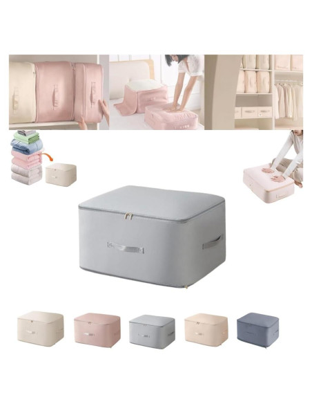 Organizador de Compresión Autoahorrador OFY Gris L 54x42x30cm