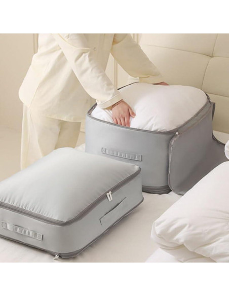 Organizador de Compresión Autoahorrador OFY Gris L 54x42x30cm