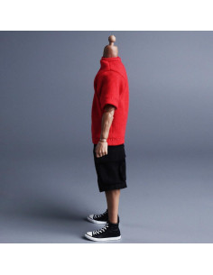 Ropa de Muñeca Meetoget Camiseta Deportiva Roja 1/12 2