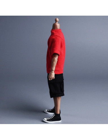 Ropa de Muñeca Meetoget Camiseta Deportiva Roja 1/12