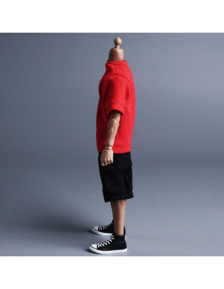 Ropa de Muñeca Meetoget Camiseta Deportiva Roja 1/12