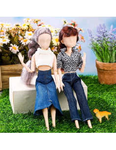 Bencailor 6 Pantalones Cortos para Muñecas 20-30 cm Navidad 2