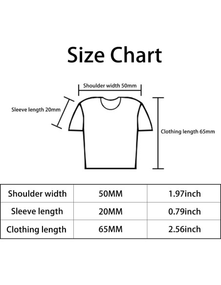 Ropa de Muñeca Meetoget Camiseta Deportiva Roja 1/12