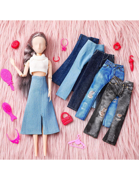 Bencailor 6 Pantalones Cortos para Muñecas 20-30 cm Navidad