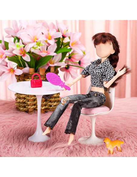 Bencailor 6 Pantalones Cortos para Muñecas 20-30 cm Navidad