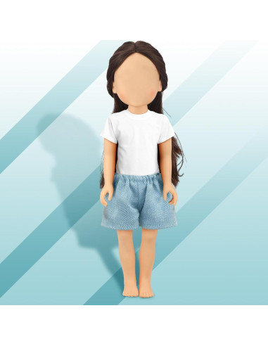 Bencailor 6 Pcs Pantalones Cortos para Muñecas 20-30 cm