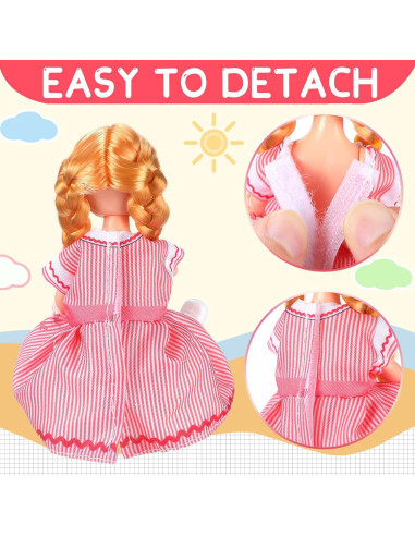 16 Conjuntos de Ropa para Muñecas 15 cm Hungdao - Accesorios