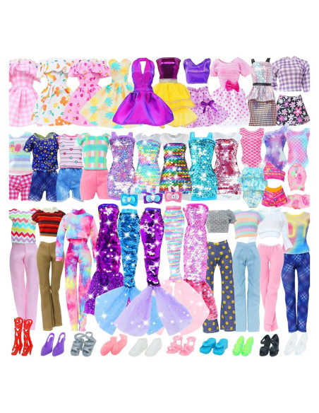 20 Piezas Ropa y Accesorios para Muñeca 11.5" QBPKQY