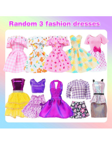 20 Piezas Ropa y Accesorios para Muñeca 11.5" QBPKQY