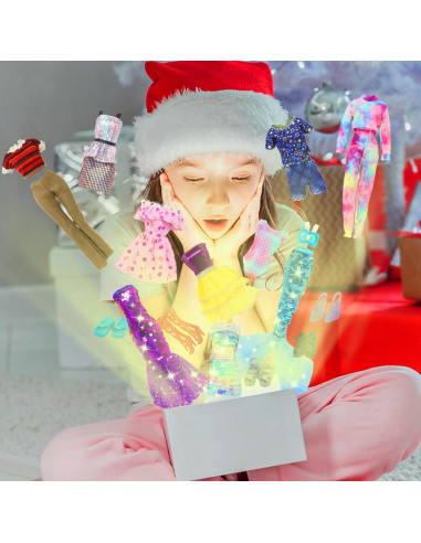 20 Piezas Ropa y Accesorios para Muñeca 11.5" QBPKQY