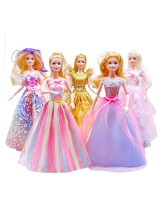 5 Conjuntos de Ropa para Muñeca 30 cm Hechos a Mano