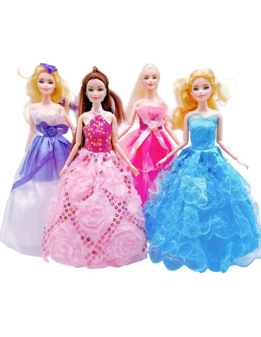 5 Conjuntos de Ropa para Muñeca 30 cm Hechos a Mano