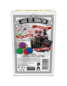 Juego de Cartas y Dados Risk Strike Hasbro para 2-5 Jugadores 2