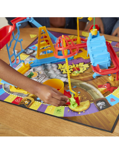 Juego de Mesa Mouse Trap Hasbro, Fácil Configuración, 2-4 Jugadores