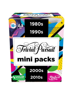 Trivial Pursuit Mini Pack Multipack Hasbro 4 Décadas Trivia