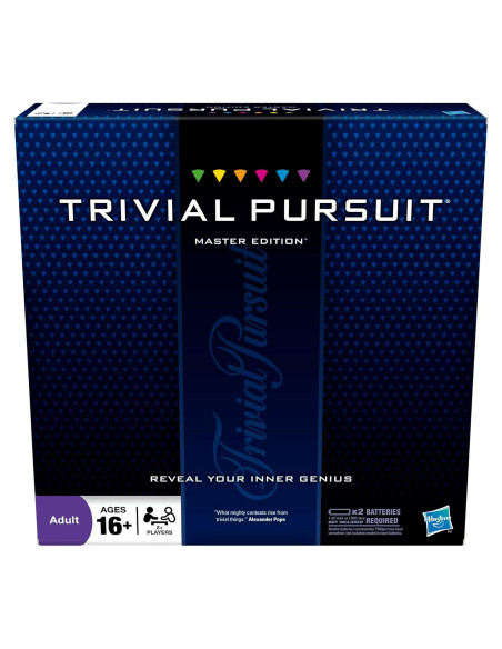 Juego de Mesa Hasbro Trivial Pursuit Edición Maestra 2950 Preguntas Juego de Mesa Hasbro Trivial Pursuit Edición Maestra 2950 Preguntas