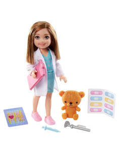 Muñeca Chelsea Doctora Mattel 15.24 cm con Accesorios