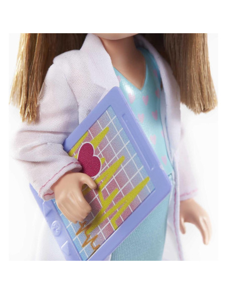 Muñeca Chelsea Doctora Mattel 15.24 cm con Accesorios