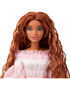 Muñeca Coleccionable Ariel Mattel 32.39 cm Vestido Rosa 2