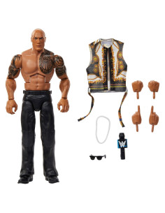 Figura de Acción Elite The Rock Mattel 15.24 cm Coleccionable