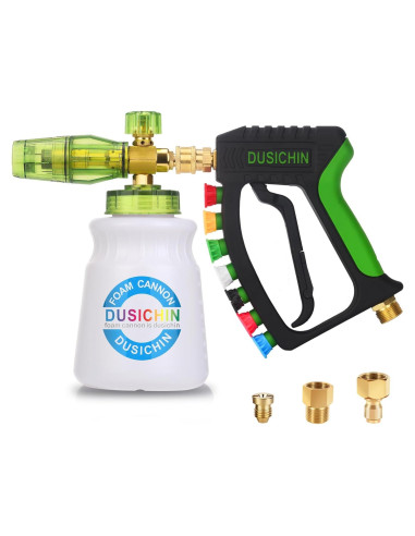 Pistola de Lavado a Presión DUSICHIN 4000 PSI con Caño de Espuma