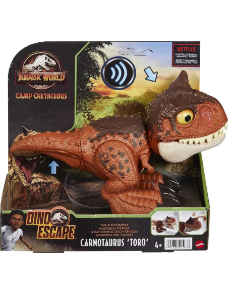Figura de acción Mattel Jurassic World Carnotaurus Toro 21.6 cm